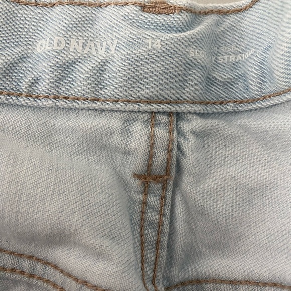 Old Navy Slouchy Straight Jeans, Women’s Size 14. Inseam 25 in. - Picture 4 of 4